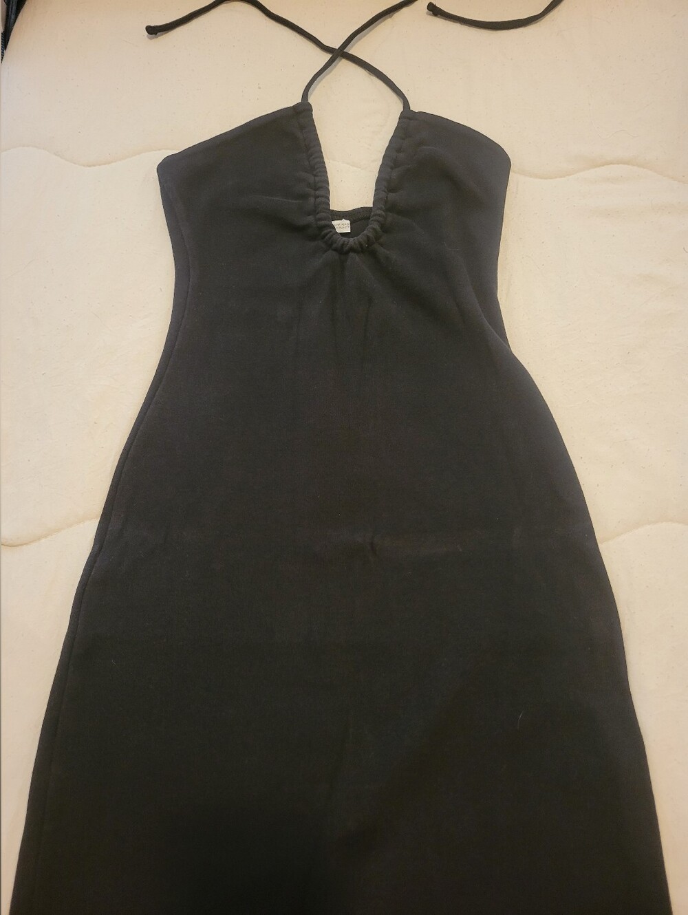 Zara Black Halter Midi Dress